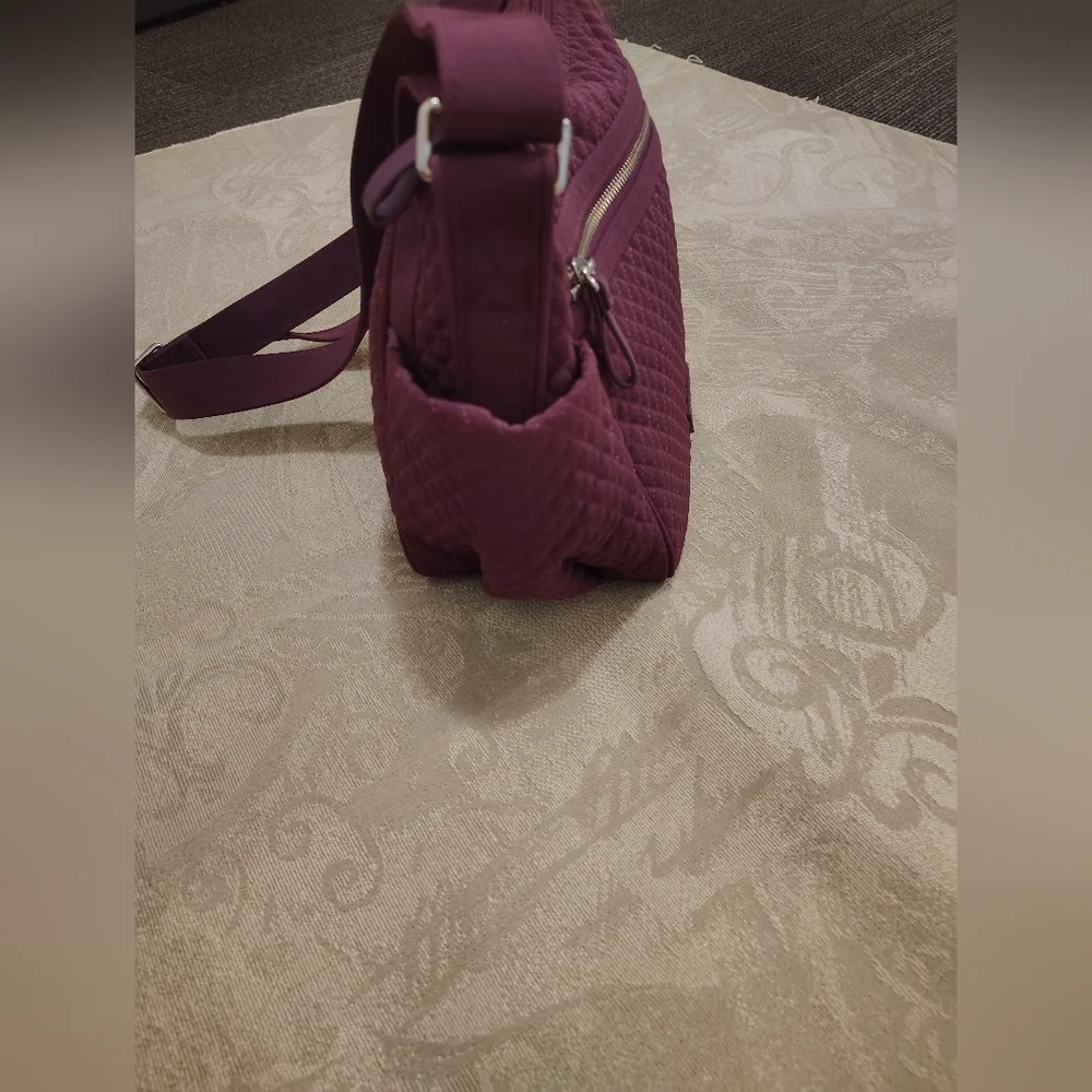 Vera Bradley Quilted Crossbody Bag - Plum